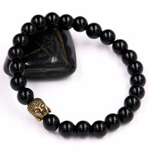 Charger l&#39;image dans la galerie, Bracelets en Onyx Noir 8MM : Élevez Votre Style et Votre Énergie
